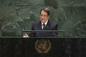 General Assembly Seventy-fourth session, 7th plenary meeting His Excellency Nicos Anastasiades, President, Republic of Cyprus